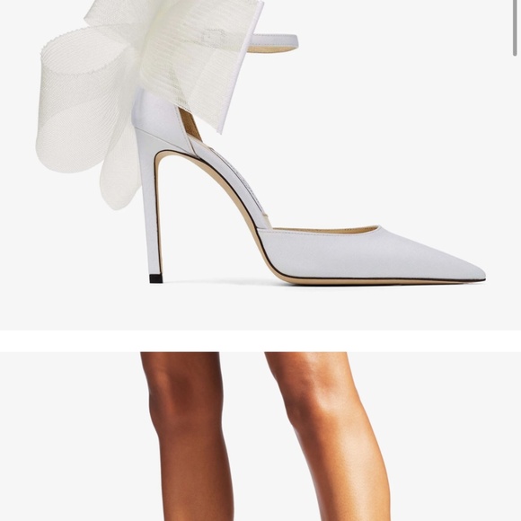 Jimmy Choo Bow Heel | Averly 100 | Size 39.5 - Picture 8 of 11